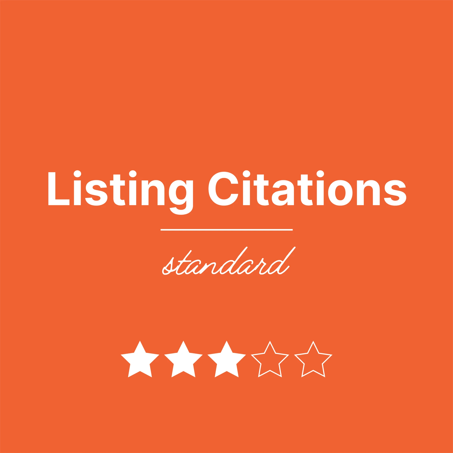 Listing Citations Packages Standard Product Image