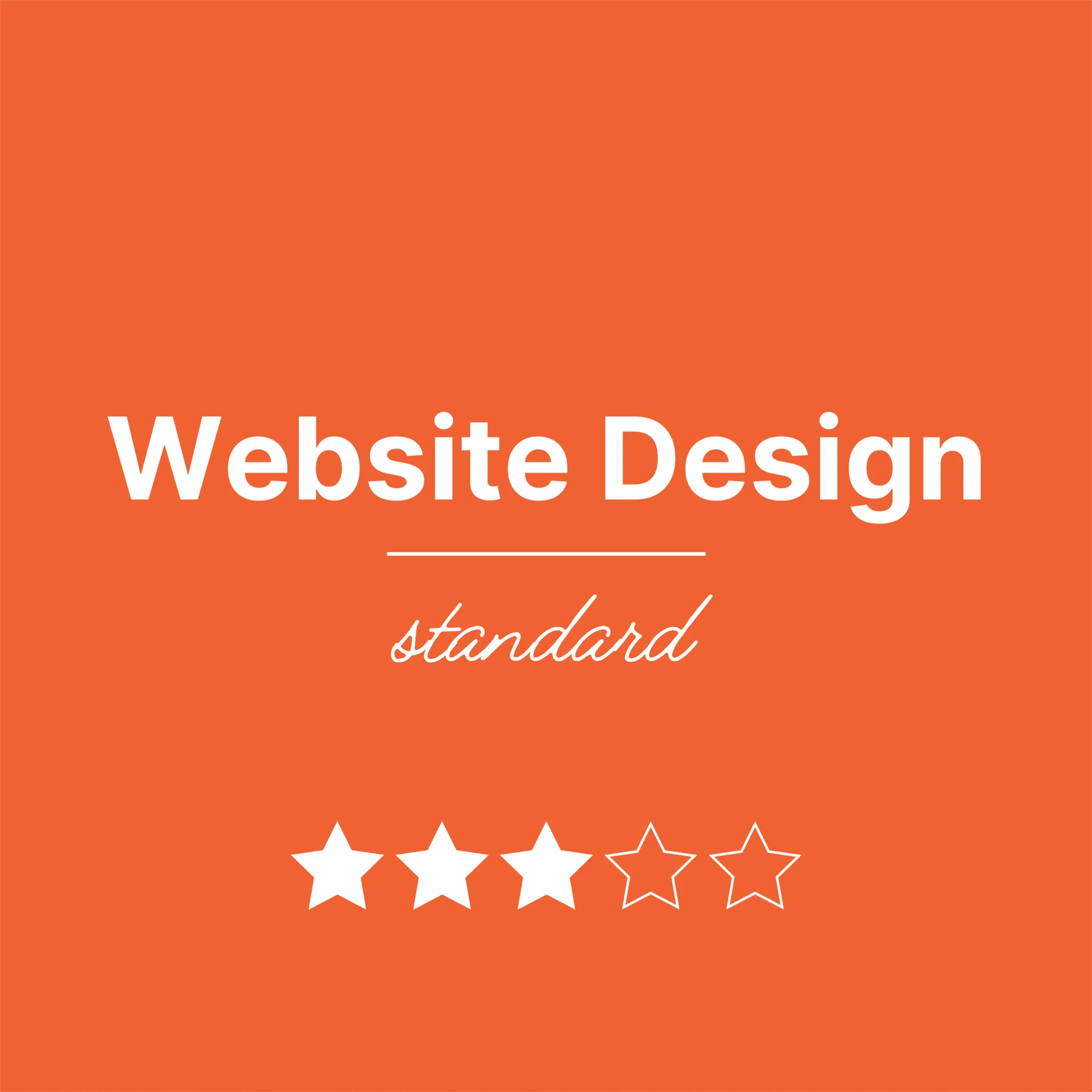 Website Design Packages Standard Product Image
